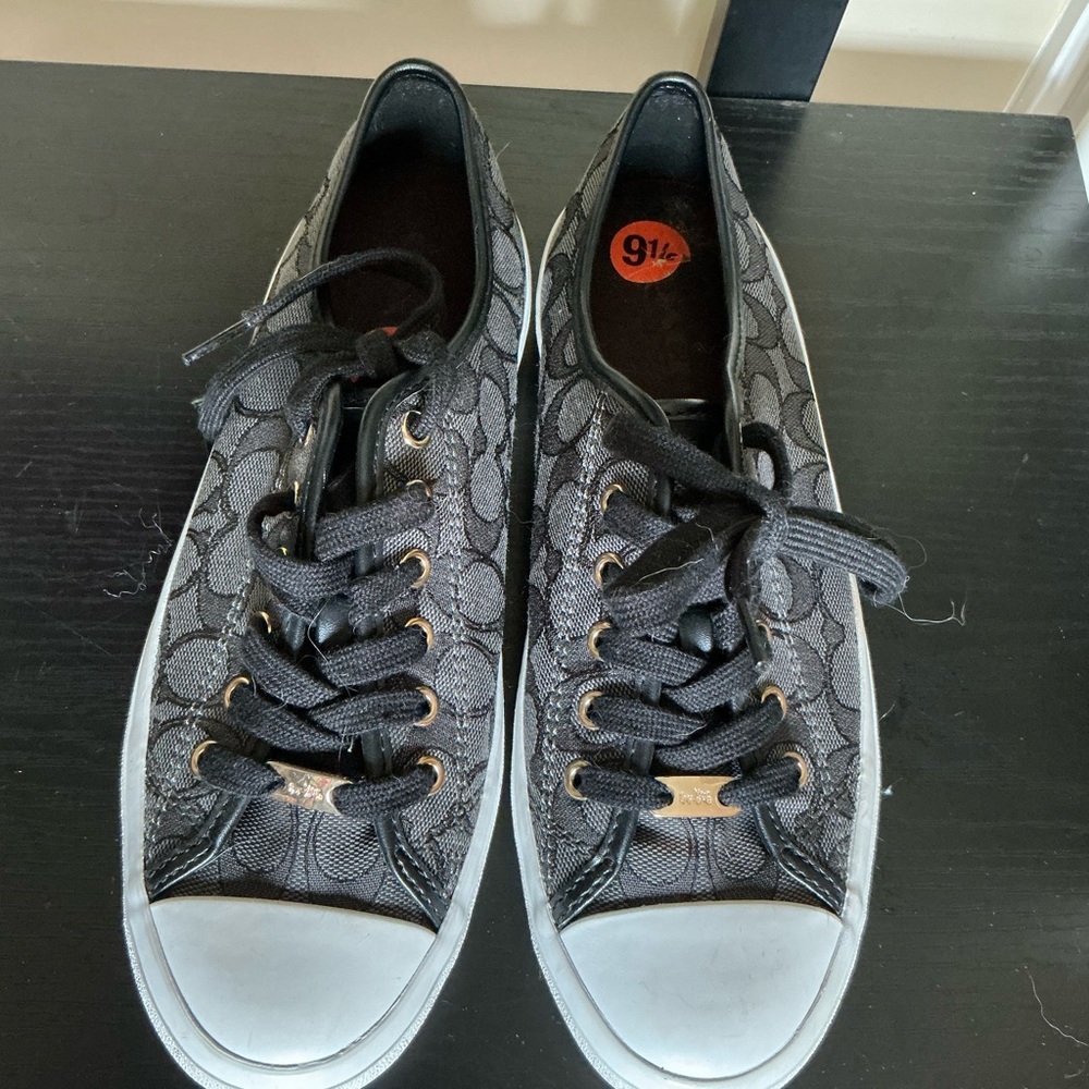 Coach Black and Gray Sneakers